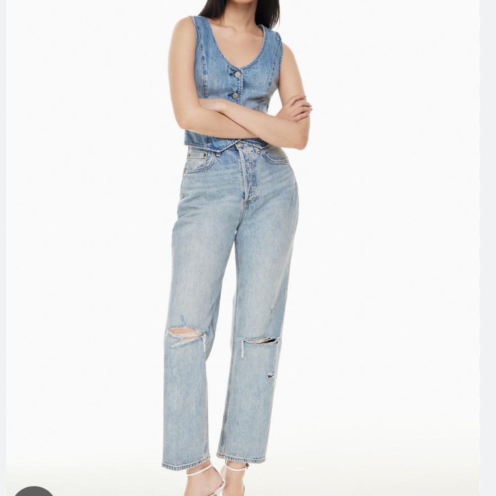 Denim Forum The Joni High Rise Jeans